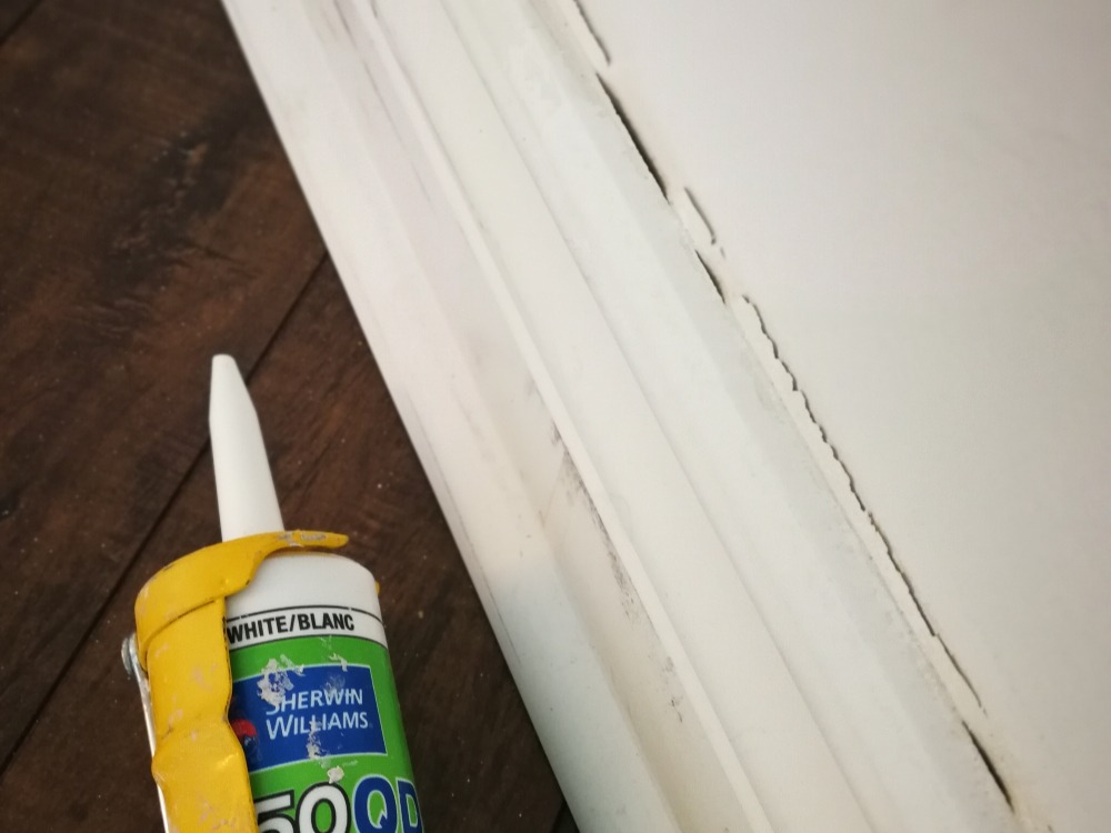 We caulk cracks