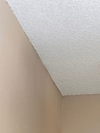 Popcorn Ceiling Adjacent To Walls